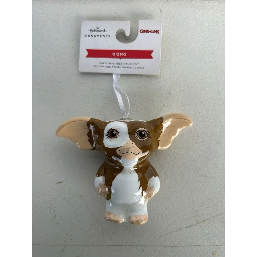 Gremlins Gizmo Hallmark Christmas Ornament + Spirit Removable Decal Lot